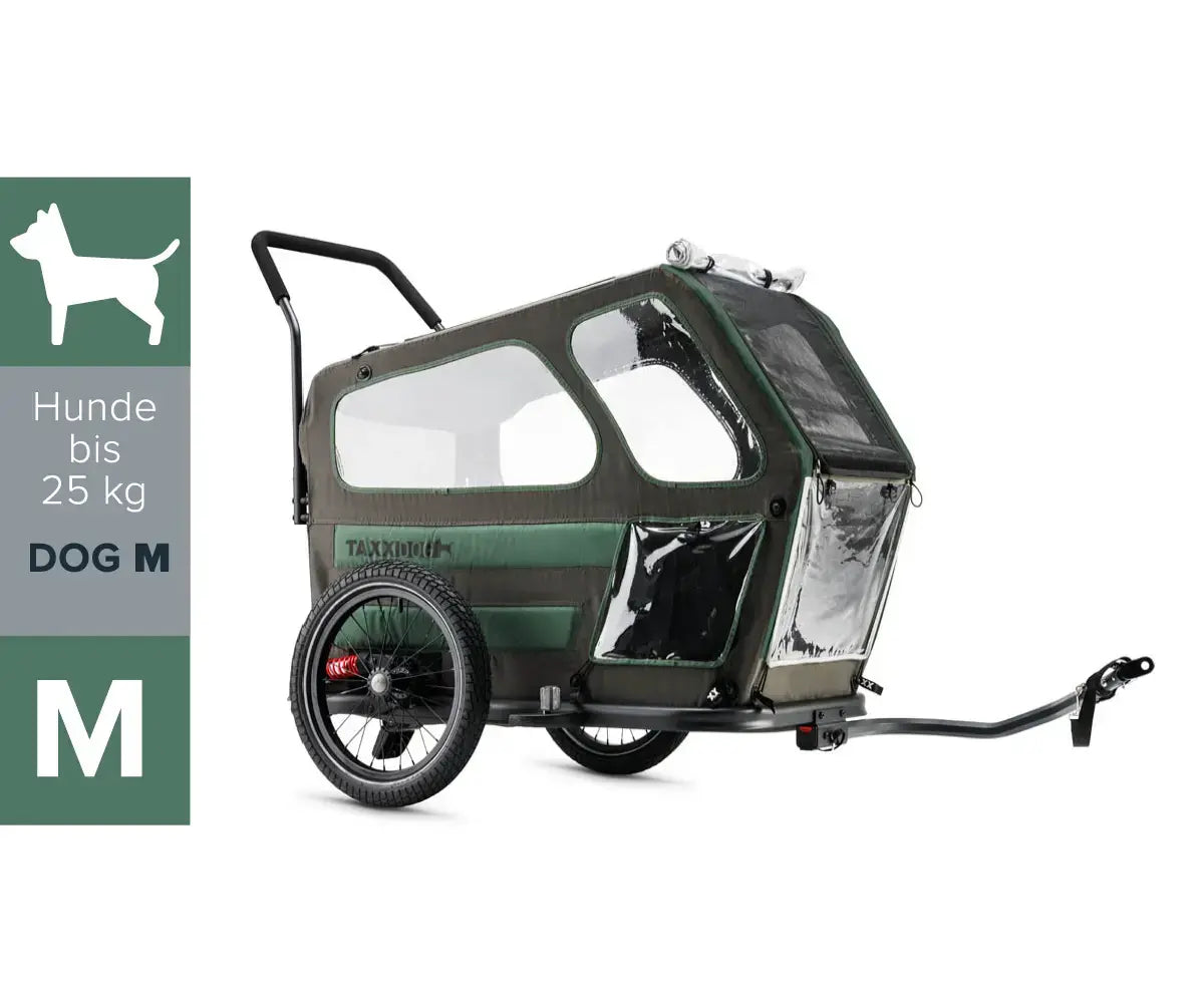 dog bus fahrradanhänger m Hundefahrradanhänger TAXXI DOG M - Mit Federung | Gelenkschonend für Hunde – TAXXI