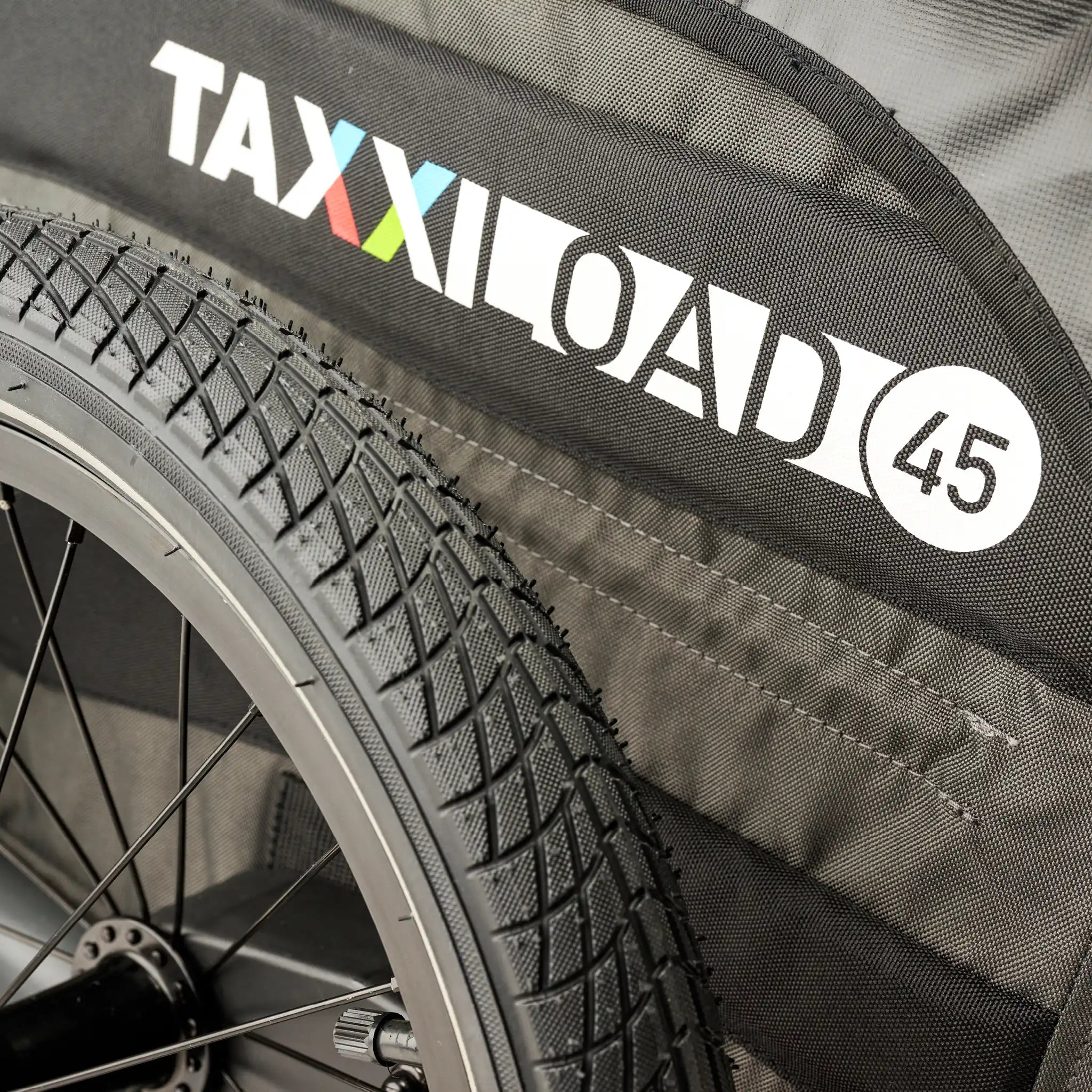 taxxi load heavy fahrrad-lasten-anhänger TAXXI LOAD 45 - Tiefgelegter und gefederter Fahrradanhänger – TAXXI