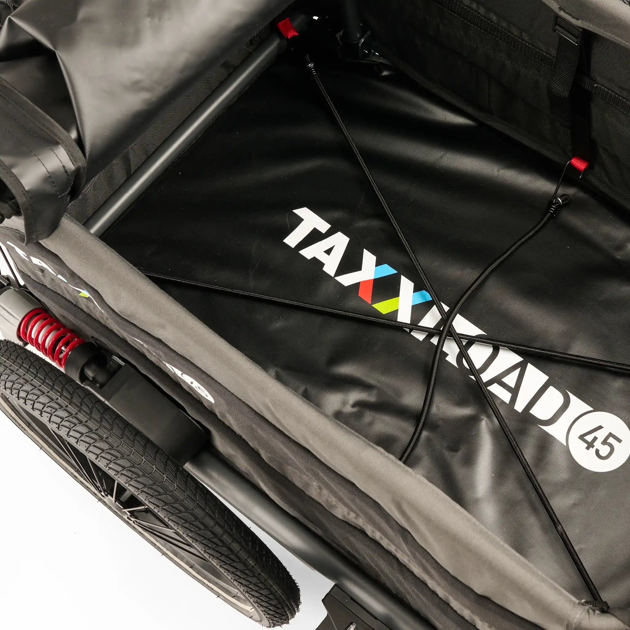 taxxi load heavy fahrrad-lasten-anhänger TAXXI LOAD 45 - Tiefgelegter und gefederter Fahrradanhänger – TAXXI